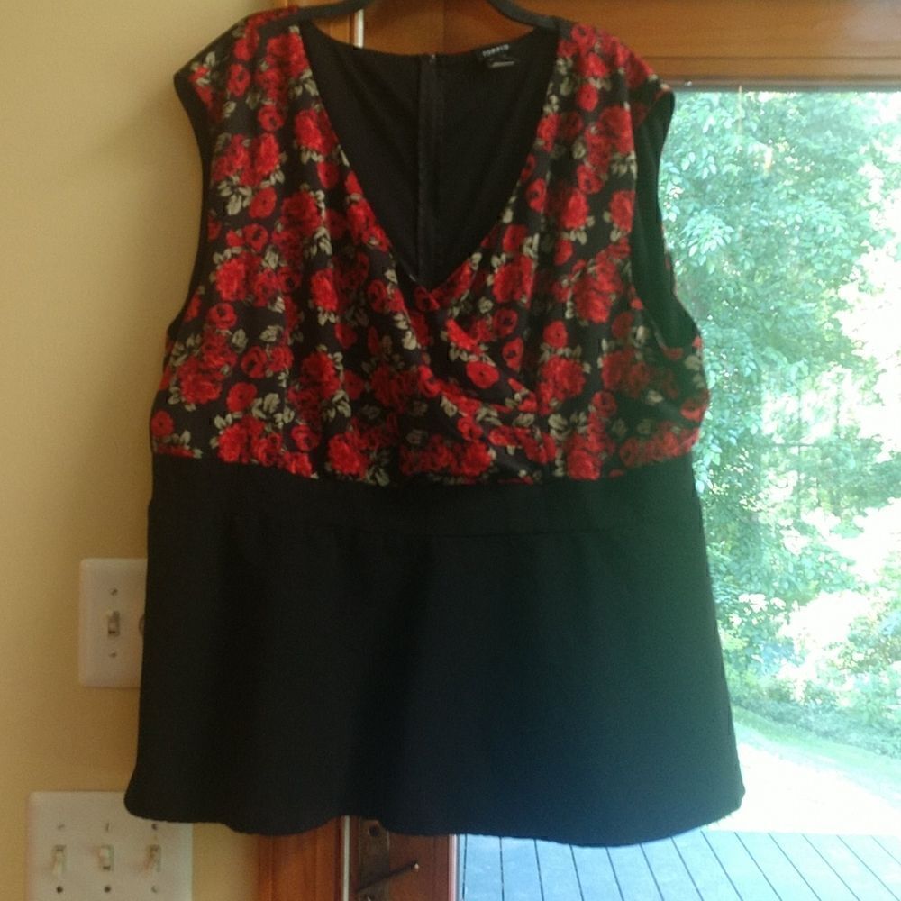 Plus SizeTorrid Floral Dress Tank Top Size 5